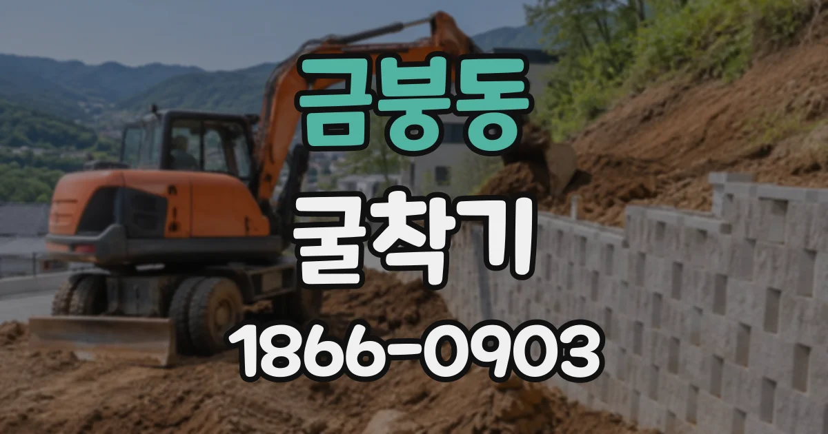 금붕동 굴착기
