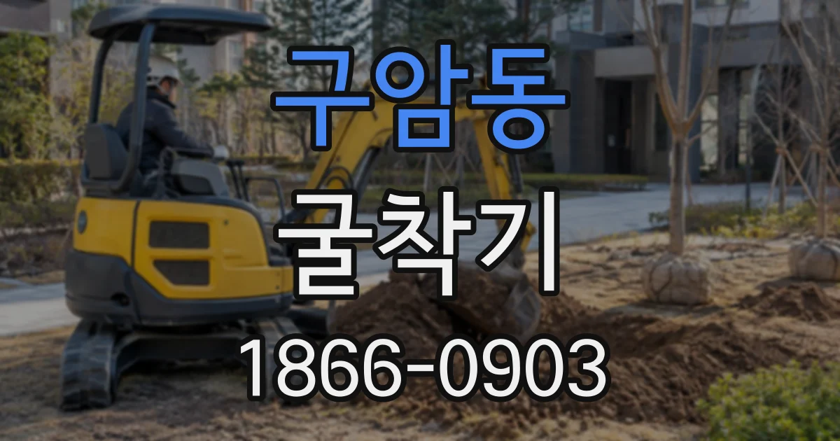 구암동 굴착기