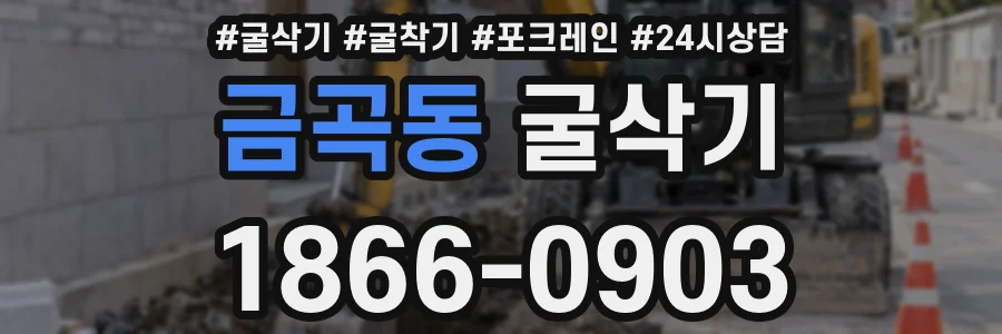 금곡동 굴삭기