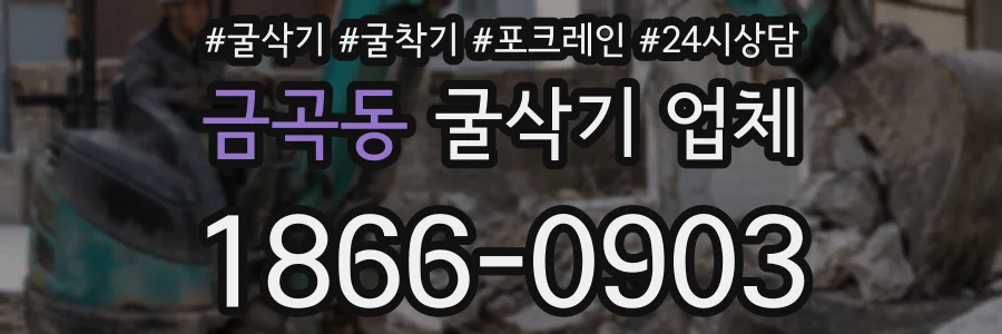 금곡동 굴삭기 업체