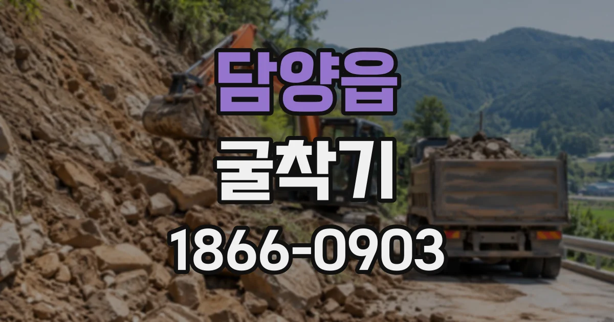 담양읍 굴착기