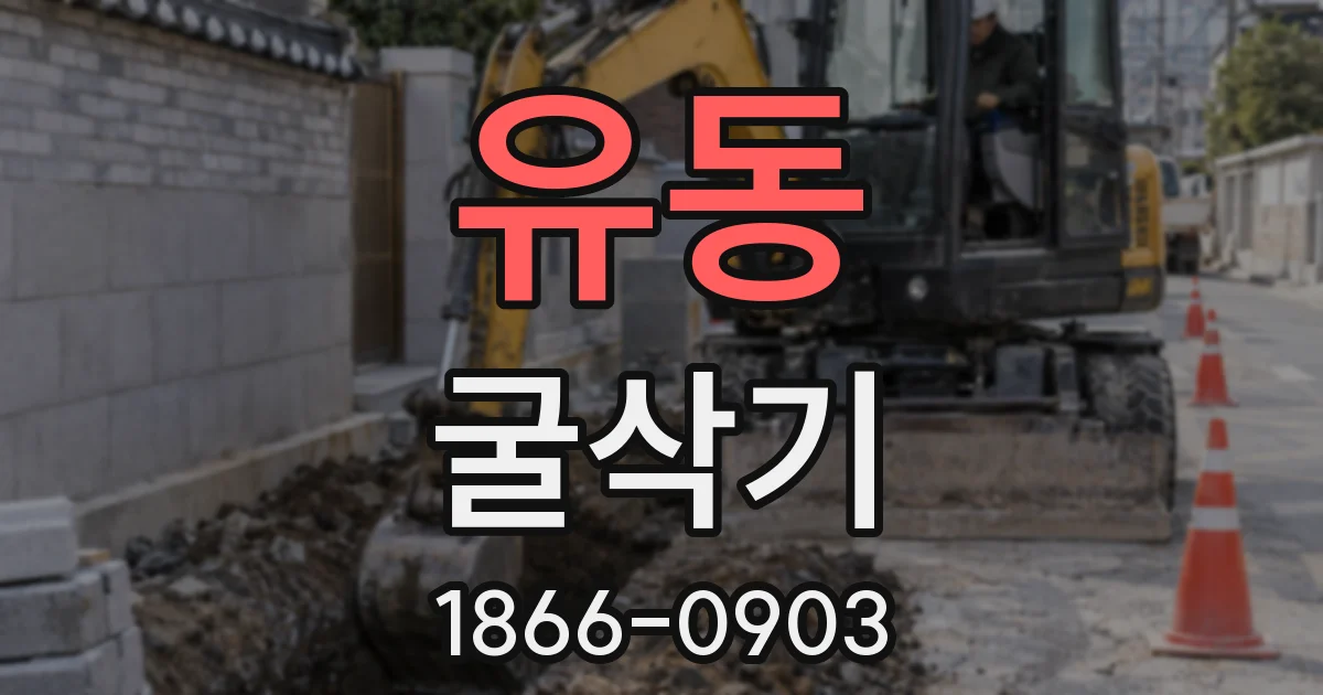 유동 굴삭기