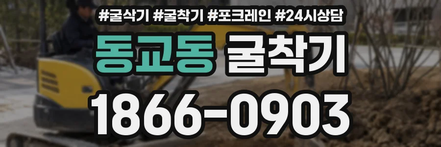 동교동 굴착기