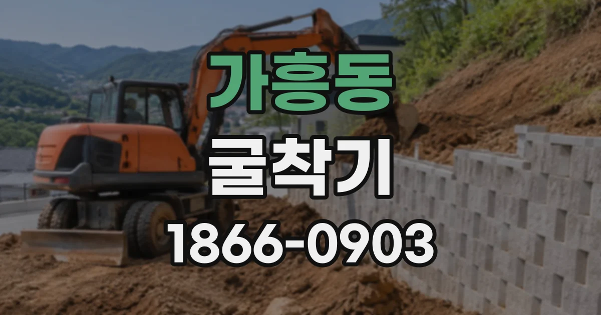 가흥동 굴착기