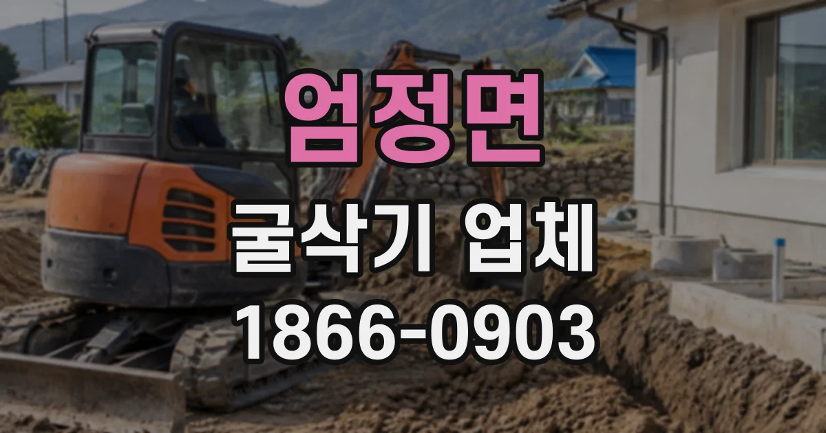 엄정면 굴삭기업체