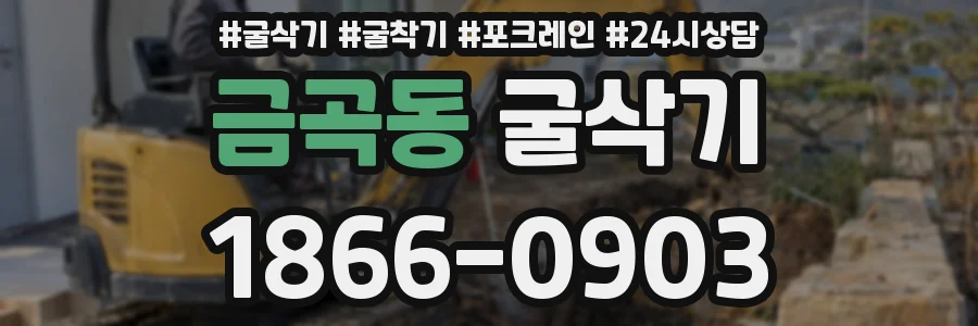 금곡동 굴삭기