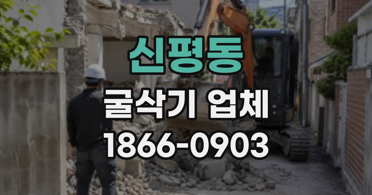 신평동 굴삭기업체