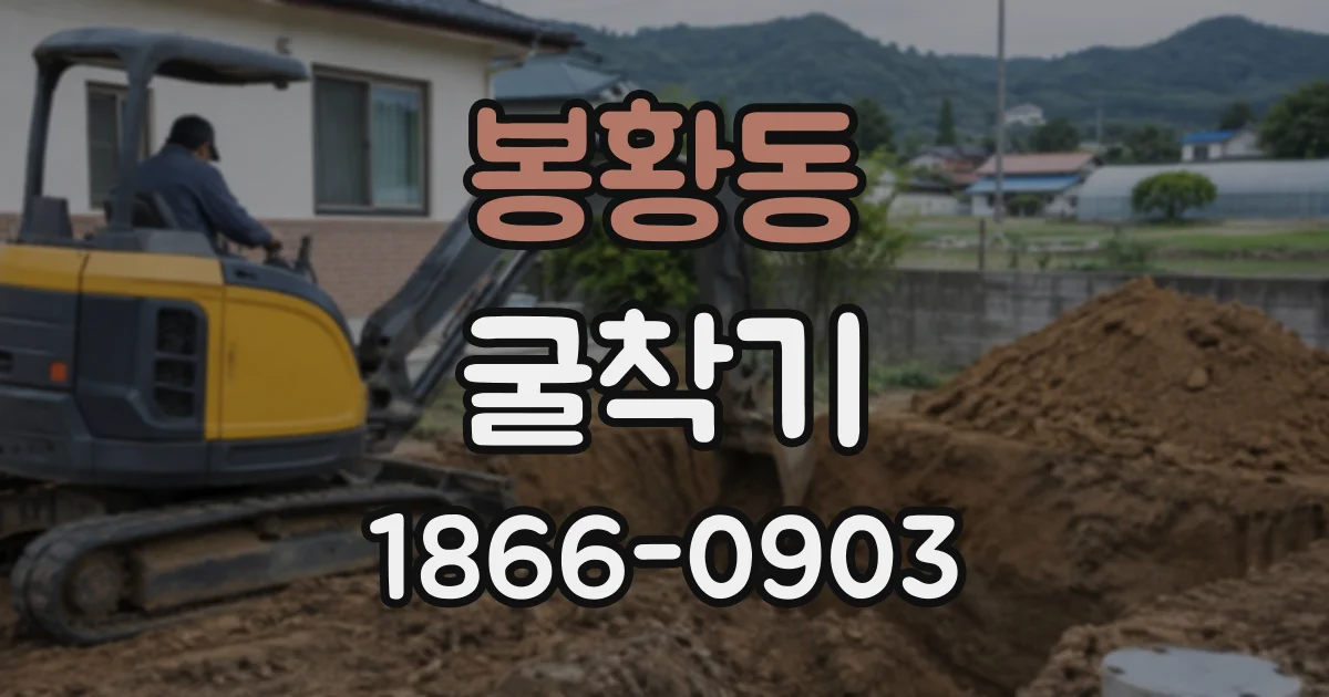 봉황동 굴착기