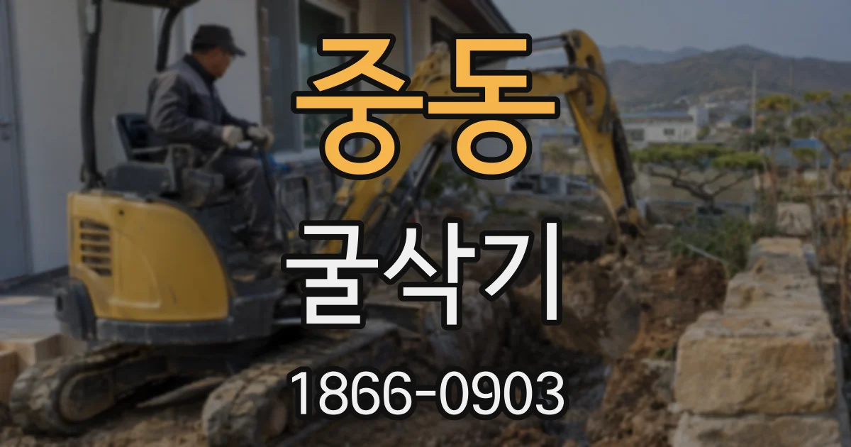 중동 굴삭기