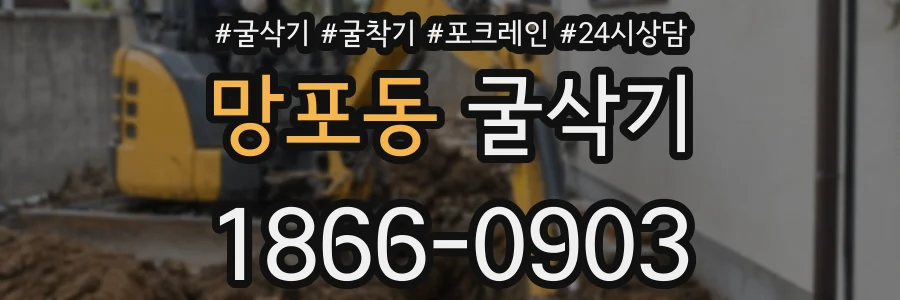 망포동 굴삭기