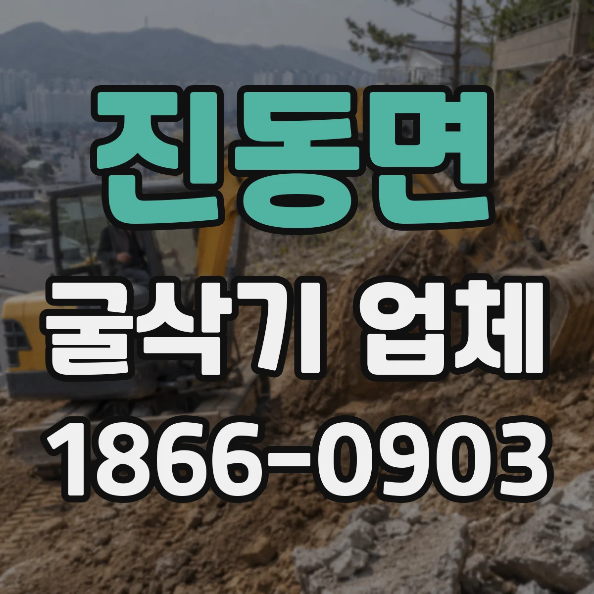 진동면 굴삭기 업체