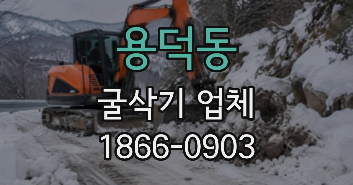 용덕동 굴삭기업체