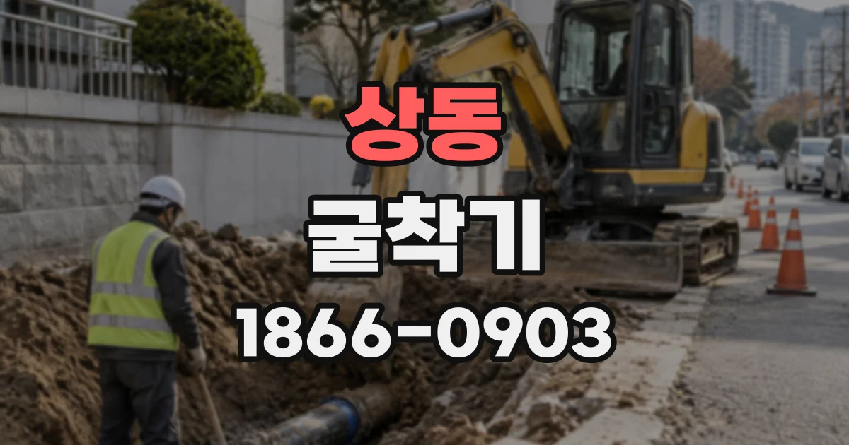 상동 굴착기