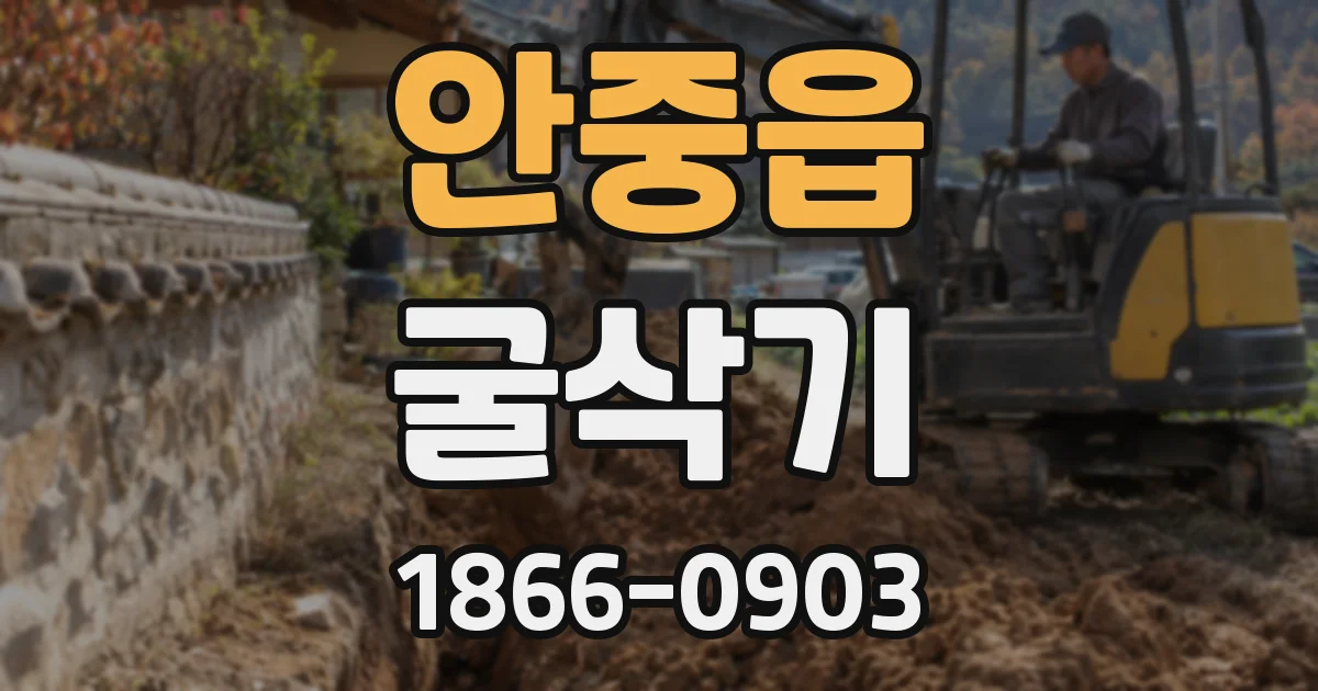 안중읍 굴삭기