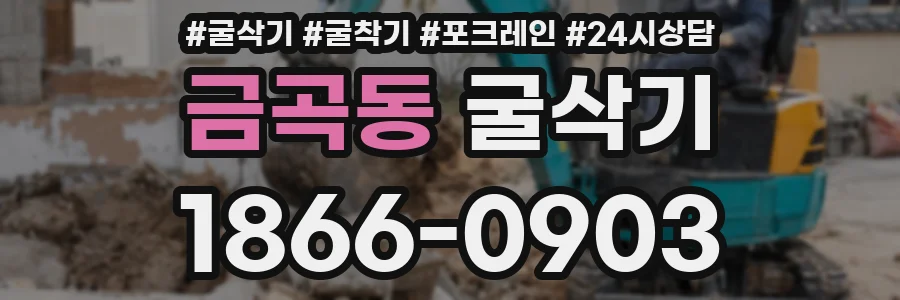 금곡동 굴삭기