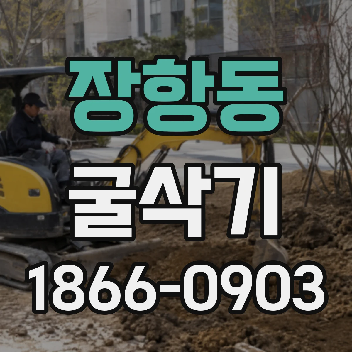 장항동 굴삭기