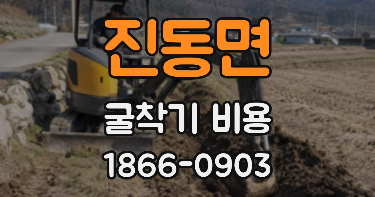 진동면 굴착기 비용