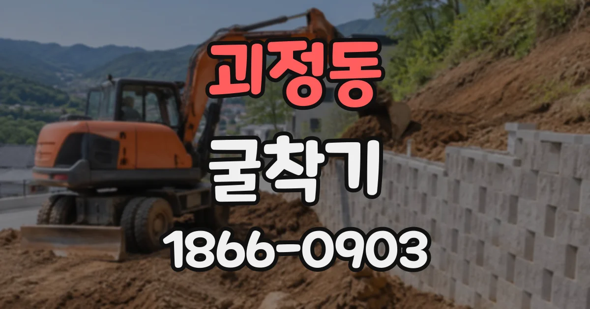 괴정동 굴착기