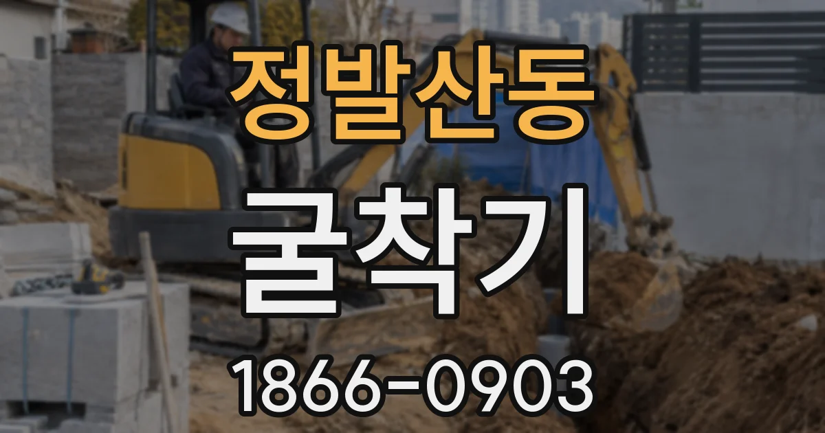 정발산동 굴착기