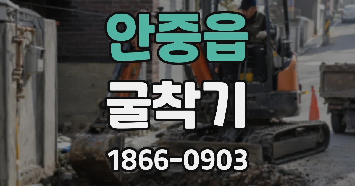 안중읍 굴착기