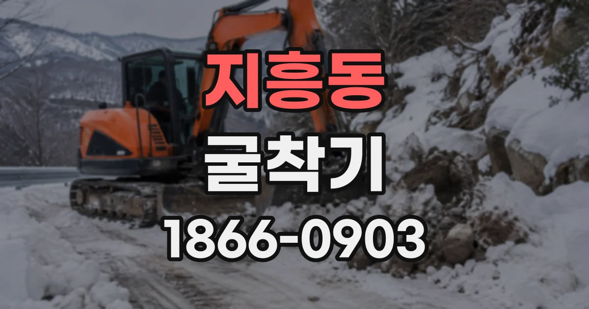 지흥동 굴착기