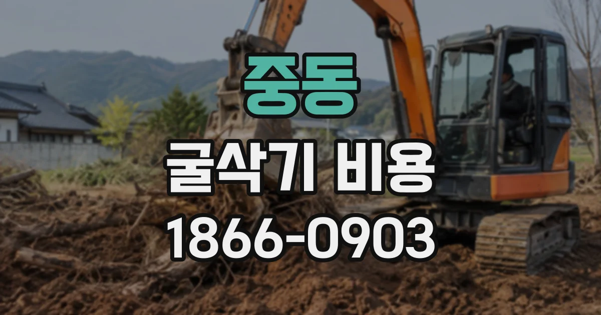 중동 굴삭기비용