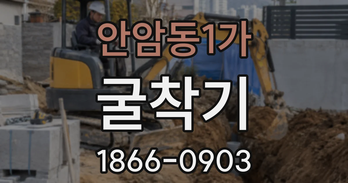 안암동1가 굴착기