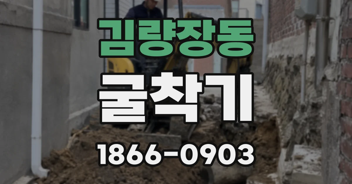 김량장동 굴착기