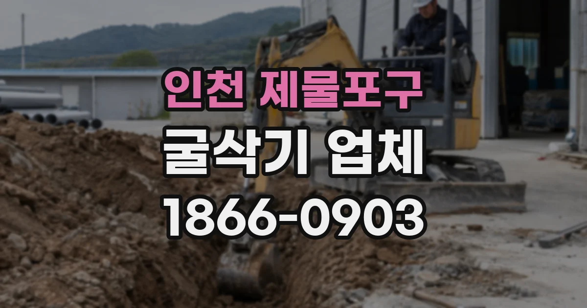 인천 제물포구 굴삭기 업체