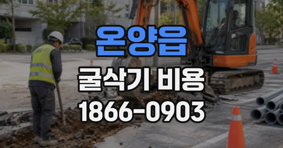 온양읍 굴삭기비용