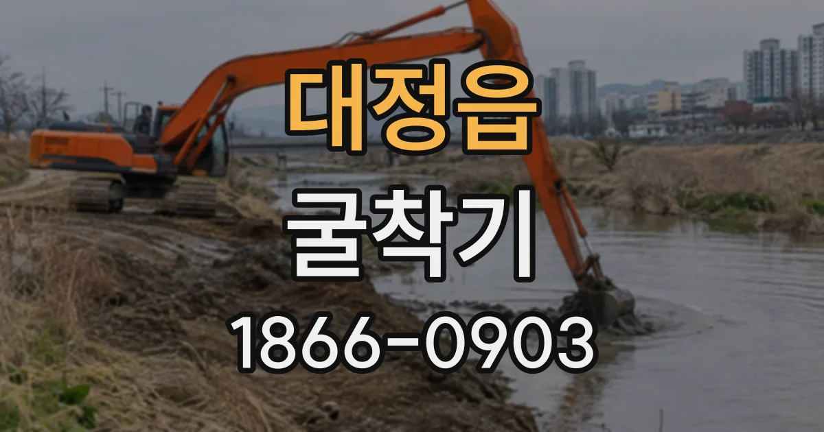 대정읍 굴착기