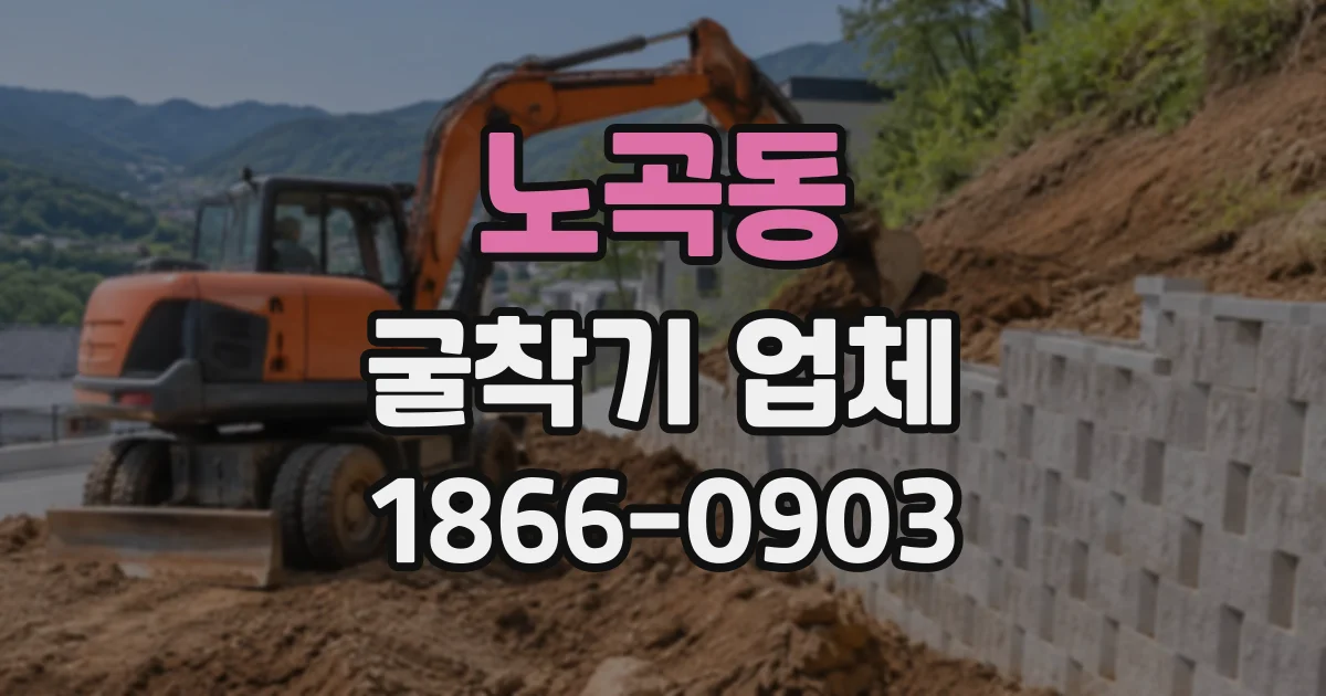 노곡동 굴착기업체