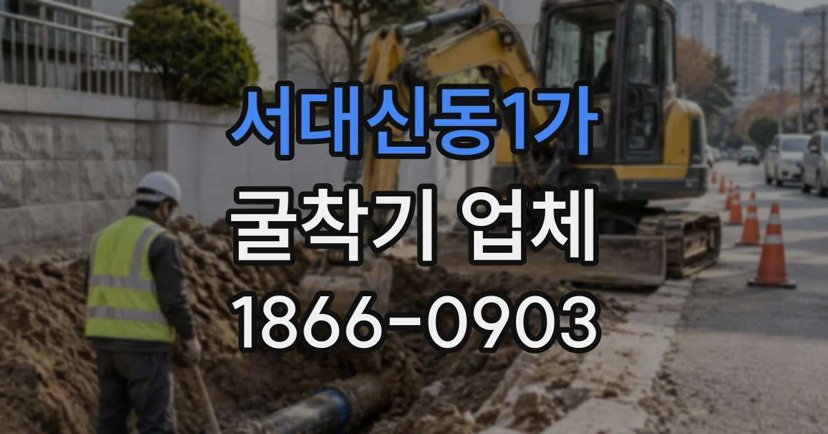서대신동1가 굴착기업체