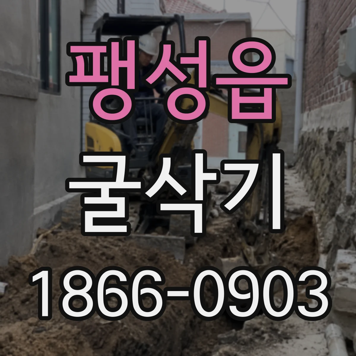 팽성읍 굴삭기