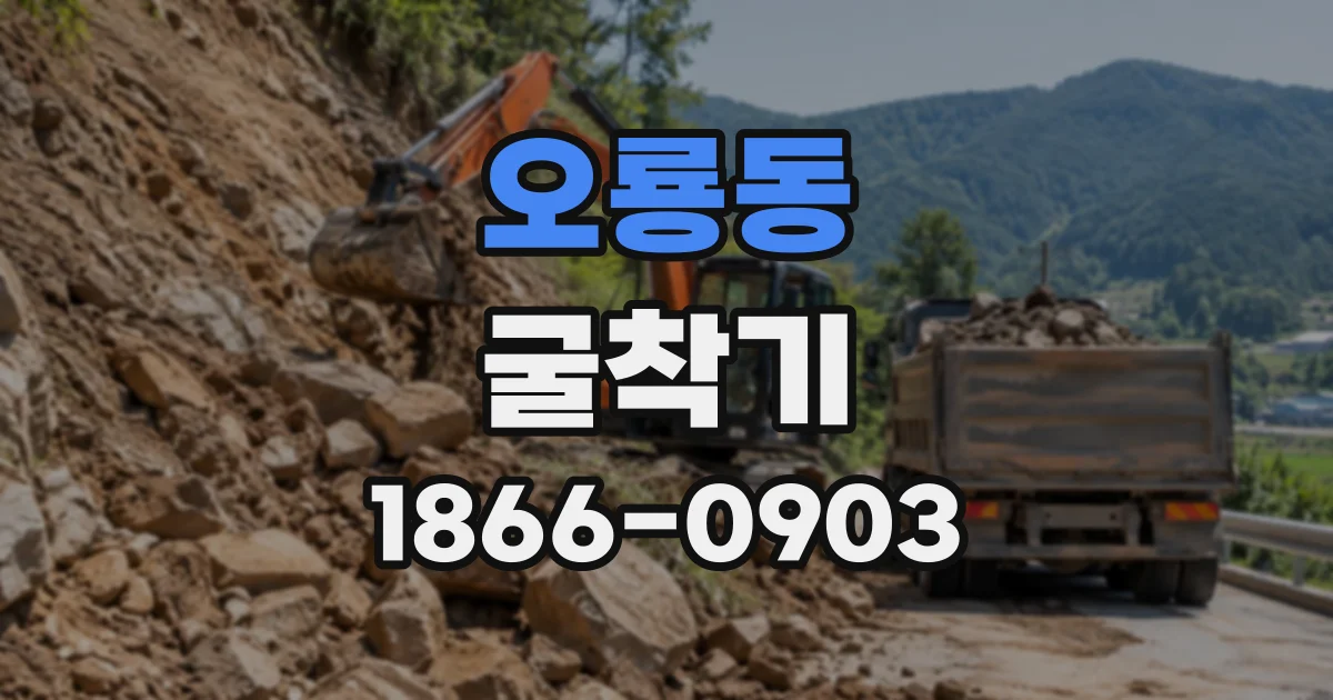 오룡동 굴착기