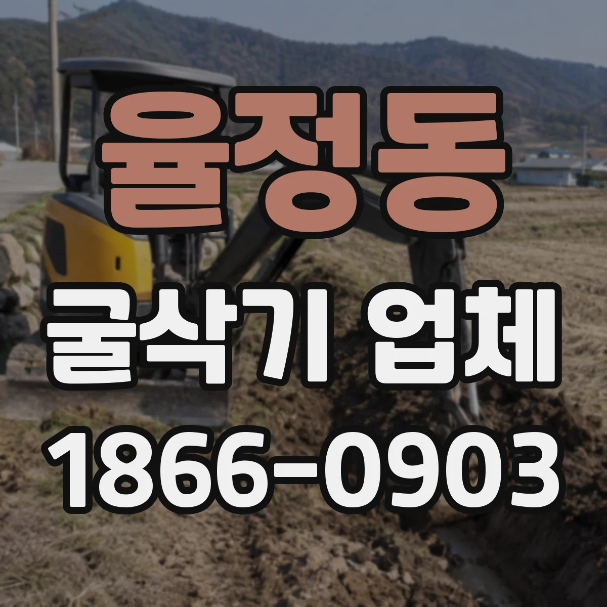 율정동 굴삭기 업체