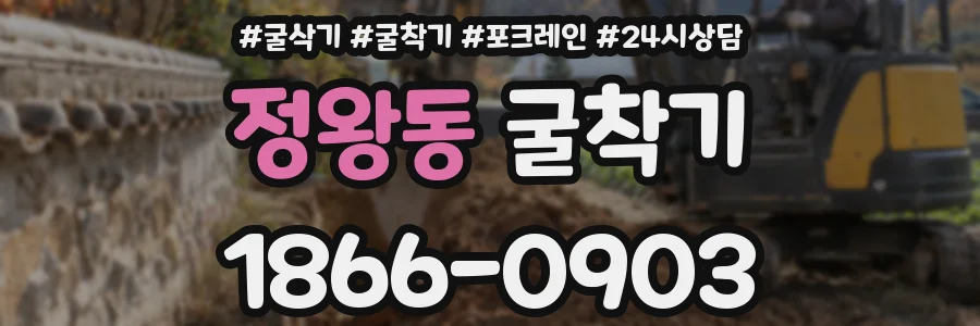 정왕동 굴착기