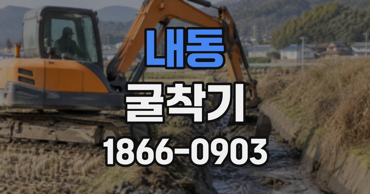 내동 굴착기