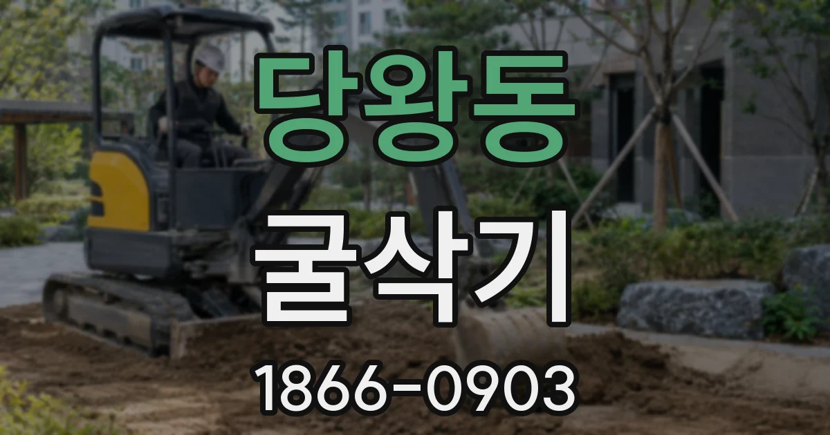 당왕동 굴삭기