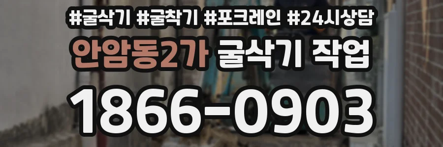 안암동2가 굴삭기 작업