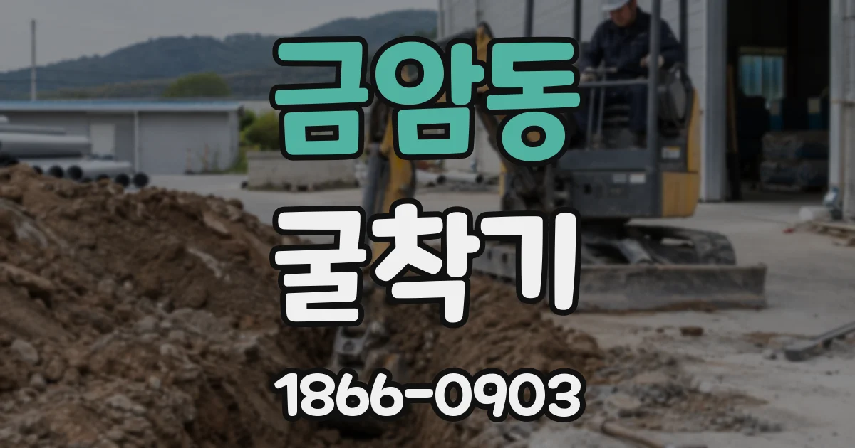 금암동 굴착기