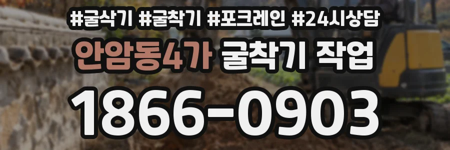 안암동4가 굴착기 작업
