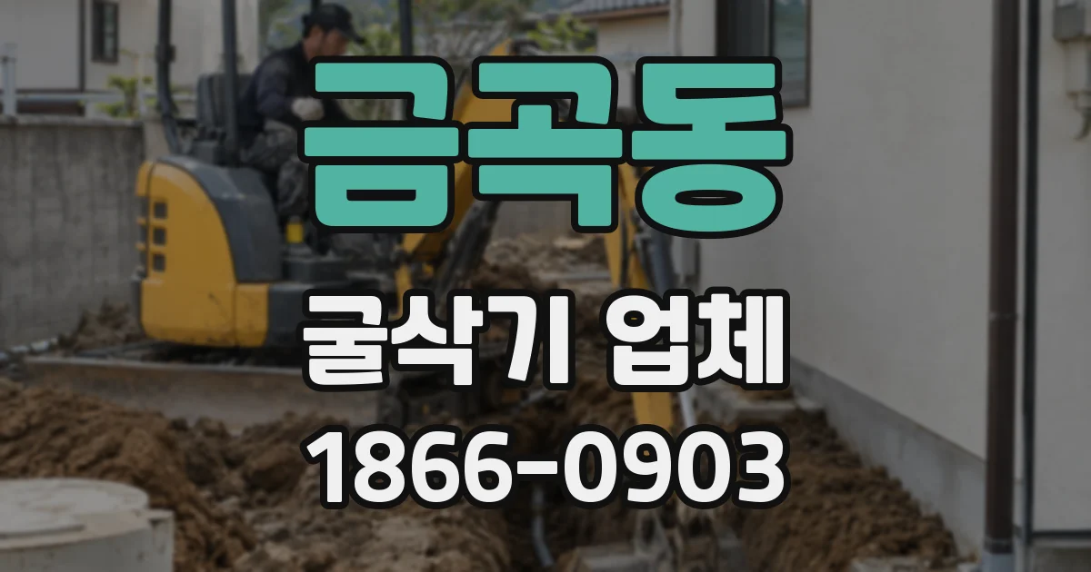 금곡동 굴삭기 업체