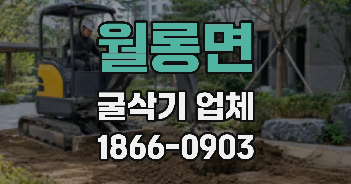 월롱면 굴삭기 업체