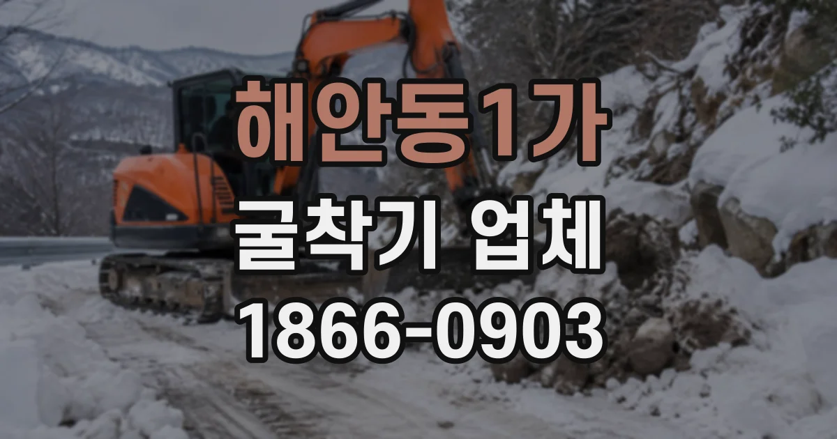 해안동1가 굴착기업체