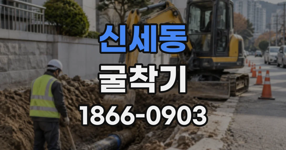 신세동 굴착기