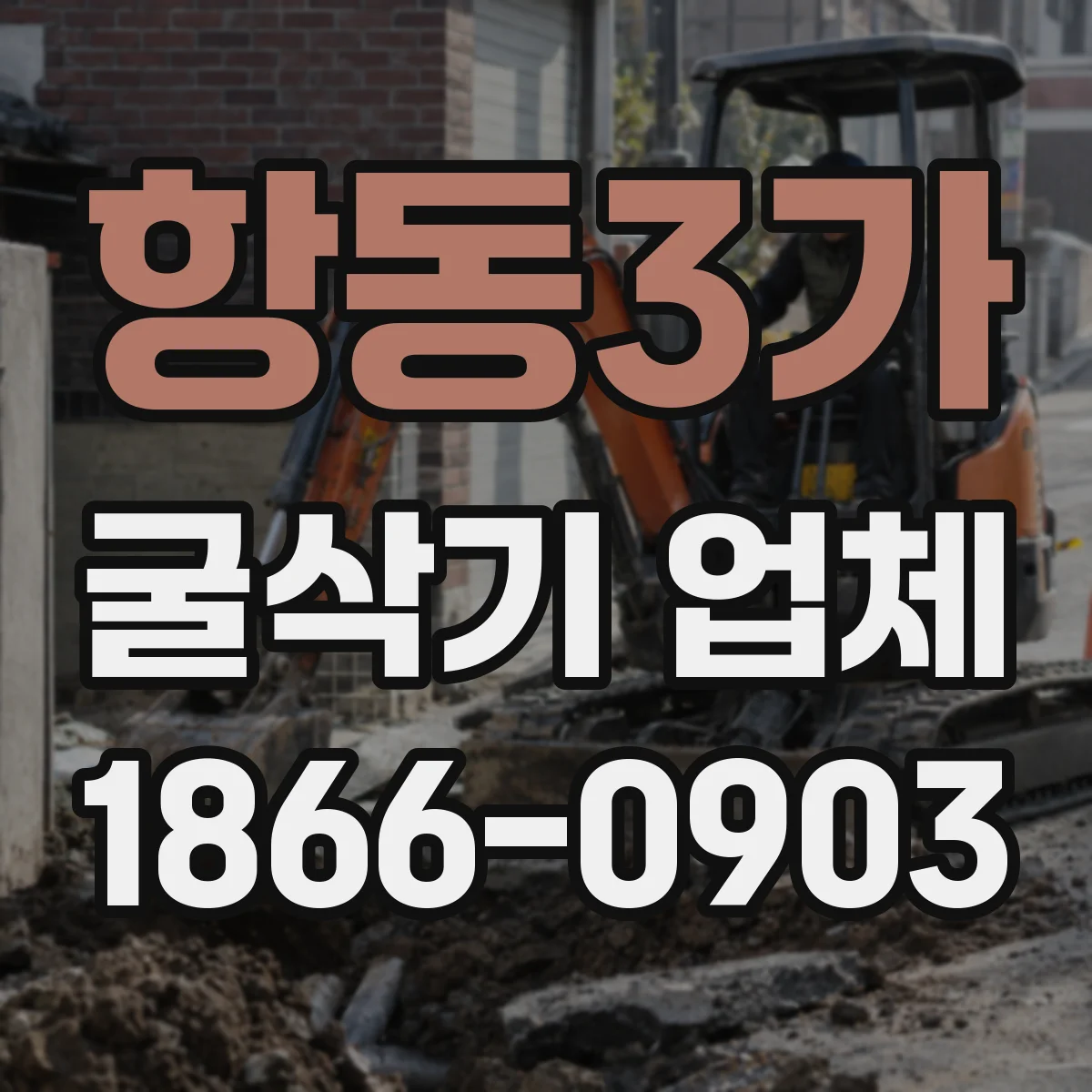 항동3가 굴삭기 업체