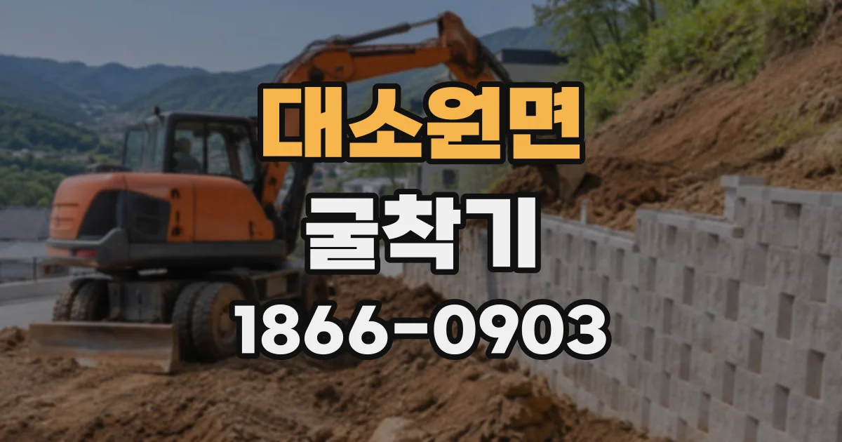 대소원면 굴착기