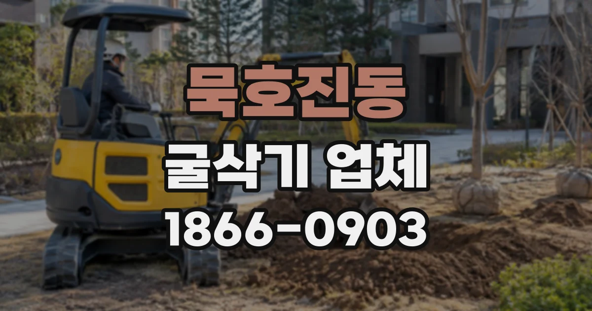 묵호진동 굴삭기업체
