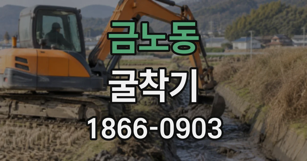 금노동 굴착기